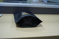 Túi nhựa Moyee Bao bì màu đen mờ đứng lên với túi cà phê Valve