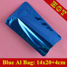 Glossy Blue Tự đứng Túi Ziplock cho Whey Protein Powder Bao bì / Túi bột Protein
