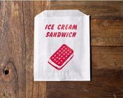 Tùy chỉnh in Peanut / Ice Cream Sandwich Bao bì thực phẩm Túi giấy
