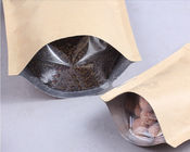 Túi trà giấy có thể tái chế tùy chỉnh Bao bì có cửa sổ trong suốt