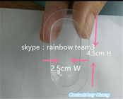 Hộp nhựa nhỏ có thể tái sử dụng cho thuốc kích dục / chai hình dạng viên nang với nắp tròn bằng kim loại