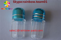 chai nhựa để bán capsul container tinh ranh hình chai màu xanh viên nang hình lục giác và hình bát giác