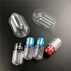 Chất chứa thuốc bằng nhựa kiểu hình tám giác với vòi kim loại cho thuốc tăng cường nam giới.