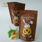 Nhôm Ziplock Snack Bag Bao bì In ống đồng cho sô cô la / Protein bột
