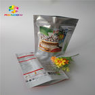 Túi tròn Thực phẩm Snack Bao bì In ấn tùy chỉnh với khóa Zip và vết rách