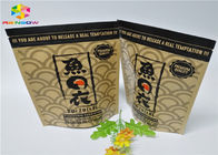 Túi giấy kraft tùy chỉnh Nut Craft Sugar Snack Food Window Bao bì Ziplock