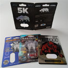 Gói thẻ 3D Bao bì Gói giấy in tùy chỉnh Thẻ Rhino 7 Jaguar 30000 Gói thuốc kích dục