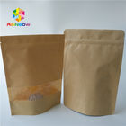 Túi giấy màu nâu giấy đóng gói nhiệt Kích thước tùy chỉnh cho bánh quy