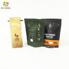 Túi trà đáy phẳng Bao bì Ziplock cho protein / cà phê