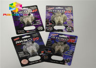 Hiệu ứng 3D Crazy Rhino 69 Rhino 7 Capsule Sex Pills Thẻ hộp thuốc tăng cường nam và hộp / thẻ 3d vỉ