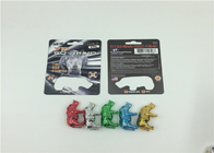 Hiệu ứng 3D Hologram Pill Blister Card Bao bì Rhino 69 Container Bullet Bền