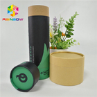 Brown Composite Push Up Bao bì ống giấy In offset cho dụng cụ làm vườn