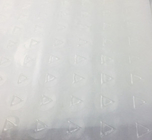 PET Clear Shrink Tay áo Nhãn Chữ nổi Dán dính Tactile Cảnh báo Loại hình tam giác