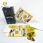 Bóng loáng thiết kế OEM logo in thẻ giấy hộp quà tặng mỹ phẩm lông mi bao bì hộp thẻ