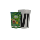 Trống Ziplock đứng lên nhôm lá nhựa Túi nhựa tái sử dụng niêm phong Trà hữu cơ xanh