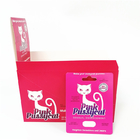 Thuốc vỉ thuốc tăng cường nam giới được làm tùy chỉnh Hộp giấy Bao bì Hộp thẻ màu hồng Pussycat