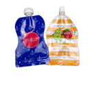 Túi đựng thức ăn dạng vòi có thể tái sử dụng đầy màu sắc với khóa zip kép cho thức ăn trẻ em