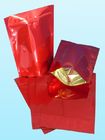 Glossy Plain Red Foil Bag Bao bì đứng lên cho cà phê hạt