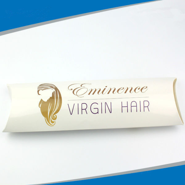 Bao bì hộp tóc mở rộng cao cấp với logo in và hình dạng gối