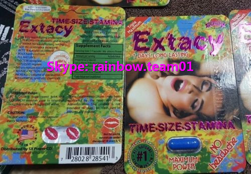 Extacy Sex Pills Hộp giấy Sức mạnh MAX Bao bì Logo bền