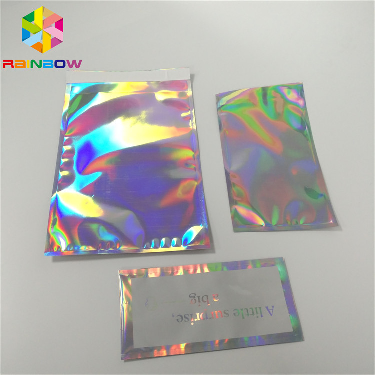 Túi tự dính Hologram Envelop Túi 8x12 Inch cho Vỏ điện thoại / Bao bì quần áo
