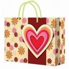 Túi giấy tùy chỉnh cho mua sắm / Túi quà tặng trái tim cho quà lưu niệm