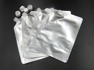 Airtight Stand Up Foil Bag Bao bì Túi nhôm bạc dọc với Ziplock và vòi