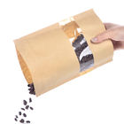 Túi giấy kraft cấp thực phẩm có cửa sổ rõ ràng / Túi Mylay cho đậu, kẹo, bánh mì, cà phê
