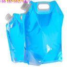 Túi nhựa thể thao ngoài trời Bao bì, Túi đựng nước gấp 3 gallon