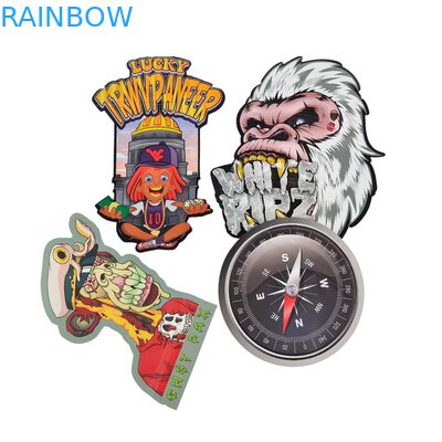 Ăn 3.5g Mylar Bags Ziplock đặc biệt hình dạng kẹo thảo mộc bánh quy Bao bì kẹo