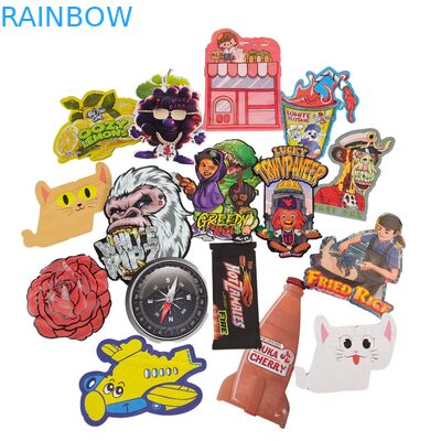 Ăn 3.5g Mylar Bags Ziplock đặc biệt hình dạng kẹo thảo mộc bánh quy Bao bì kẹo