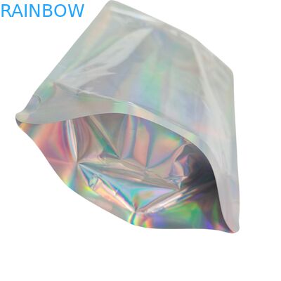 Túi đựng màu holographic tùy chỉnh với chức năng chống mùi và có thể đóng lại