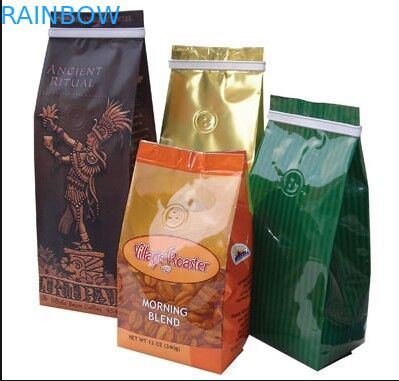 Bao bì túi lá bằng nhựa PET / AL / PE Tái chế với Zipper