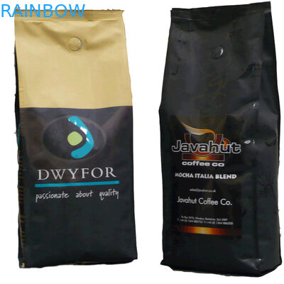 Túi đựng trà đứng 100 micron PET / AL / PE Bao bì có in CMRK hoặc Pantone