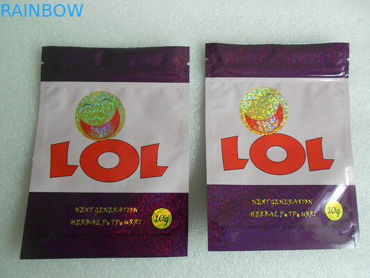 Bao bì hương thảo dược PET / VMPET / PE 100 micron