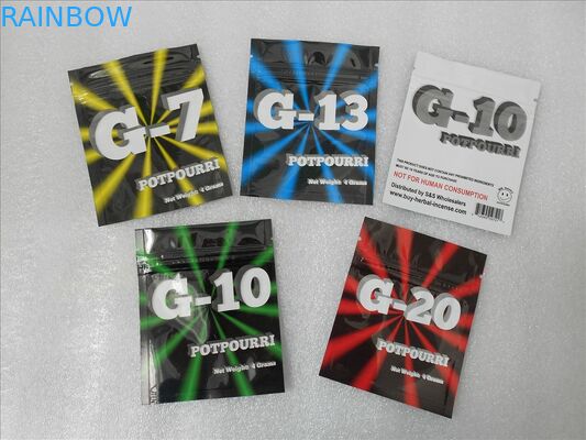 Túi đựng bao bì thảo dược PET / VMPET / PE có in CMRK hoặc Pantone