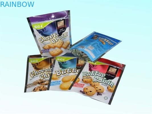 Bao bì bằng phẳng / đứng lên Túi nhựa PPET / AL / PE cho Bao bì Snack