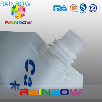 3L Chống nước trong suốt hoặc In đứng lên Spout Bag Chai chất lỏng