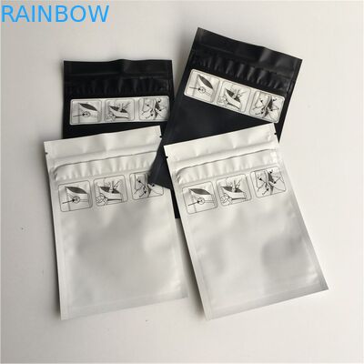 Childproof Smell Proof Ziplock In tùy chỉnh Mylar Nhôm Lá Túi cho Hoa khô Hạt giống Túi đóng gói