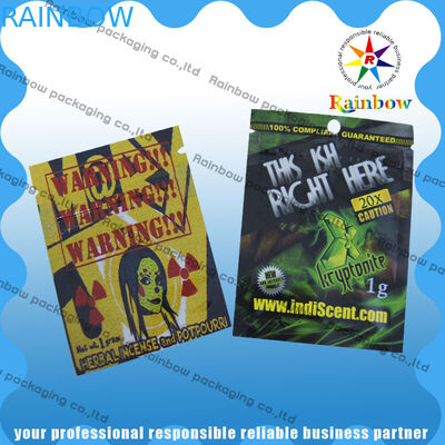 Túi giữ nhiệt bằng nhựa thảo dược, túi nhôm Ziplock