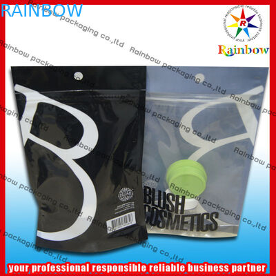 Túi nhựa đóng gói bằng nhựa Ziplock có nắp dưới cho Lotion