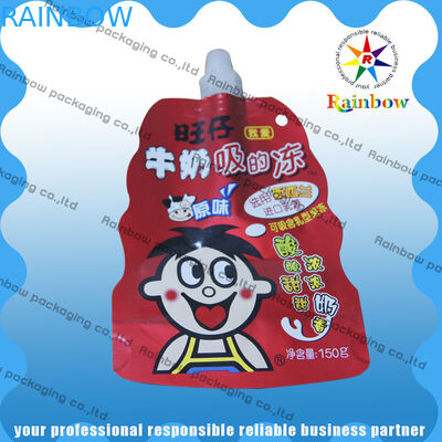 Bao bì nhựa đứng Spout Túi đóng gói phân hủy sinh học cho sữa