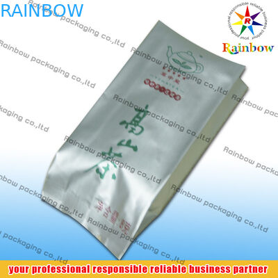 Túi đựng trà PET / AL / PE Bao bì có nắp bên