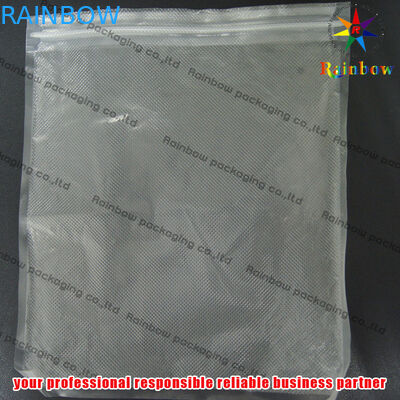 Túi lưu trữ dấu chân không PET dập nổi có khóa Zip cho Cookies