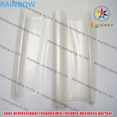 Túi lưu trữ dấu chân không PET dập nổi có khóa Zip cho Cookies