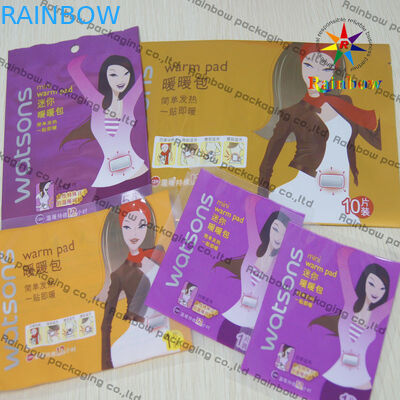 Zip Lock Nhựa Mỹ phẩm Bao bì nhỏ gọn phẳng cho ấm Pad