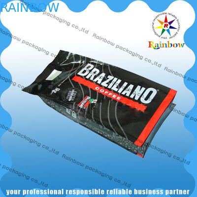 Chất liệu nhựa PET / AL / PE Bao bì đứng đầy màu sắc Bao bì có nắp bên