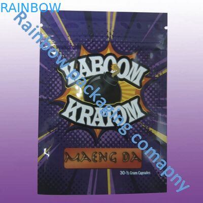 Túi nhựa tùy chỉnh chống nước 100 Micron cho hương thảo dược