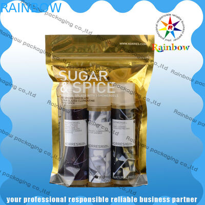 Túi đựng mỹ phẩm bằng nhựa OPP / AL / PE cho đệm ấm với in