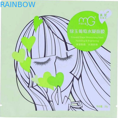 Túi nhôm in mỹ phẩm Túi đựng bao bì cho mặt nạ với Ziplock